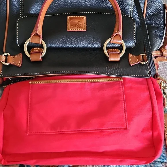 Vintage Dooney & Bourke Pebble Leather Tassel Satchel - Picture 13 of 15